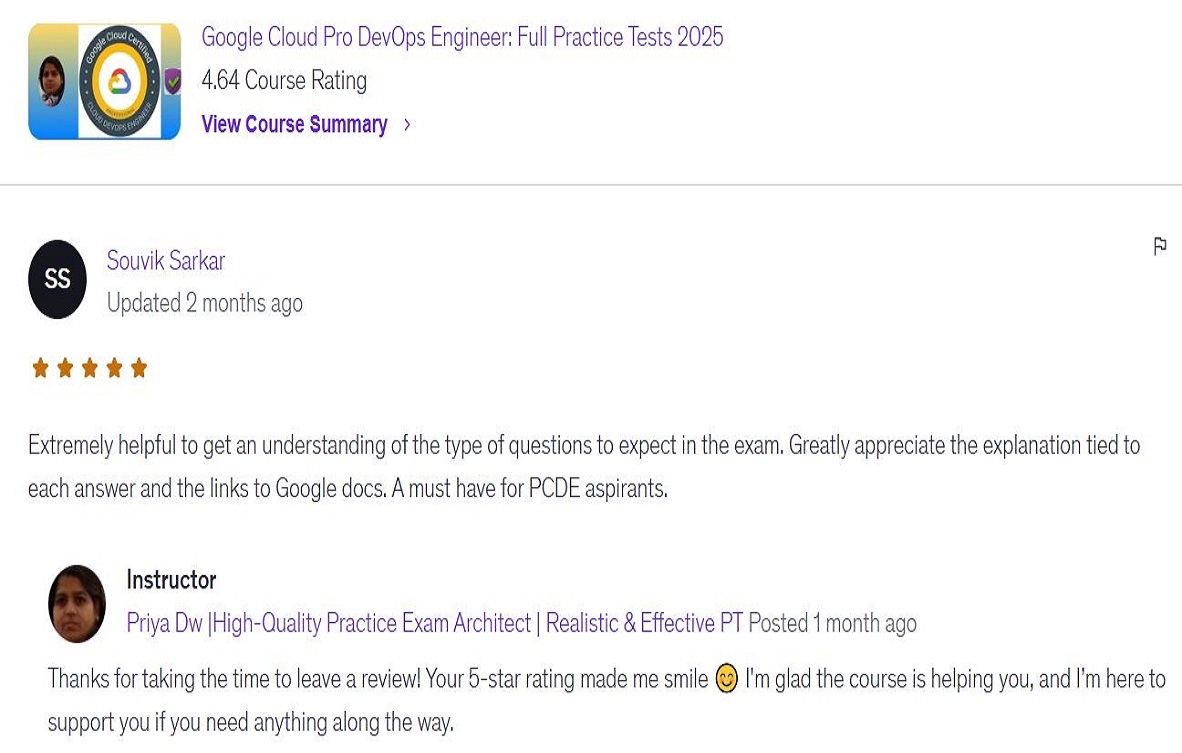 Souvik expressing positive experience