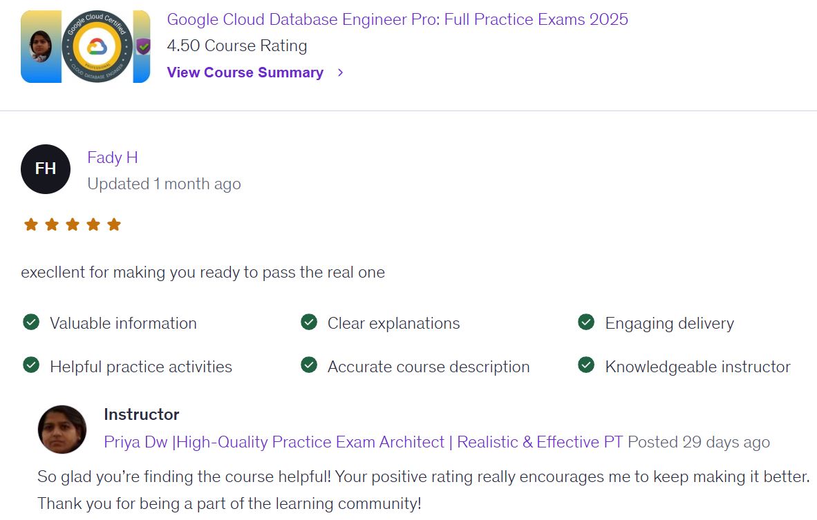 Fady sharing certification success story